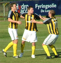 Michael Jørgensen har lukket kampen med scoringen til 2-0