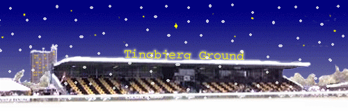 Julefreden sænker sig over Tingbjerg Ground... tribune