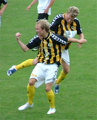 Granzow har netop HAMRET bolden i kassen til 1-1